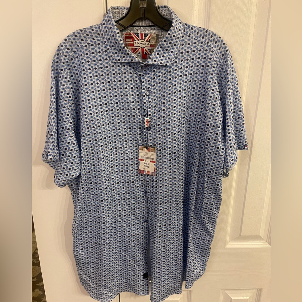 NWT 7 Downie Street short sleeve shirt size 7(XXL)